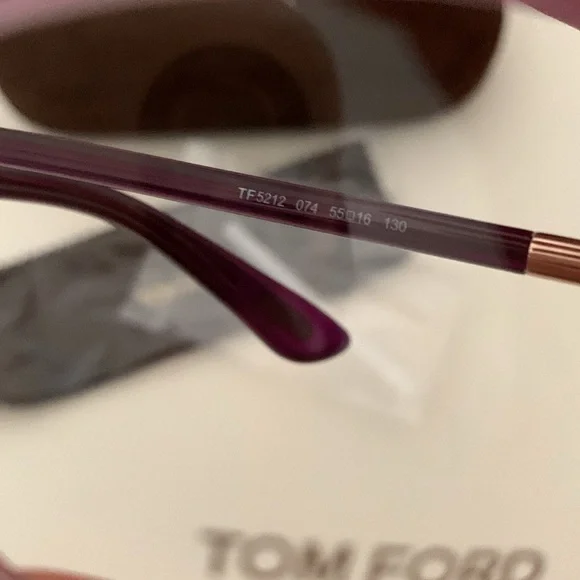 NEW Tom Ford Prescription Frames TF5212 purple - Picture 8 of 11